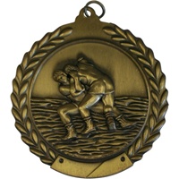 2-3/4" Wrestling Medal MS118