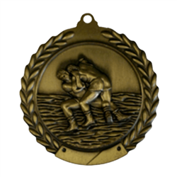 2-3/4" Wrestling Medal (MS118)