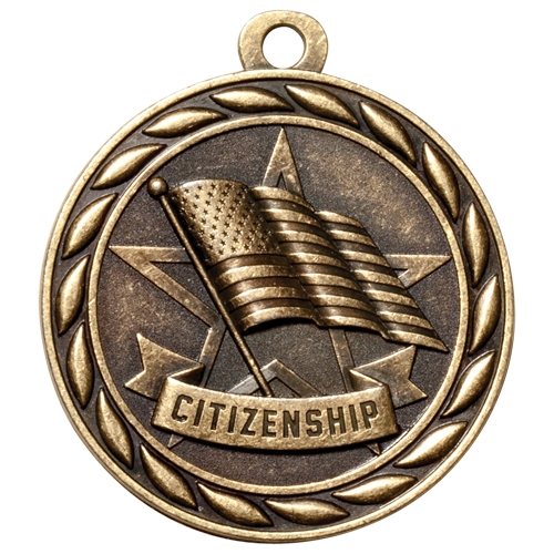 2" Scholastic Citizenship Medal MS305