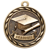 2" Scholastic Graduate Medal MS309