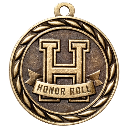 2" Scholastic Honor Roll Medal MS310