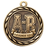 2" Scholastic A-B Honor Roll Medal MS312