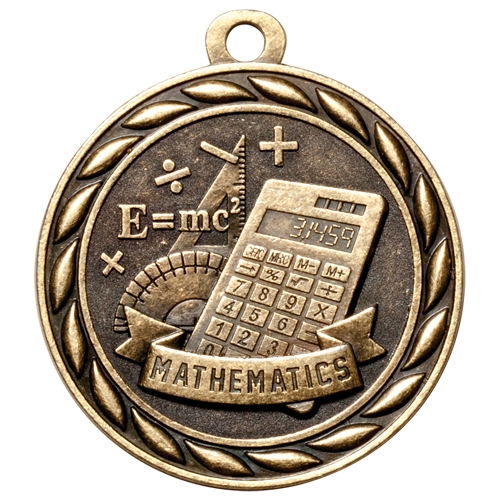 2" Scholastic Mathematics Medal MS316
