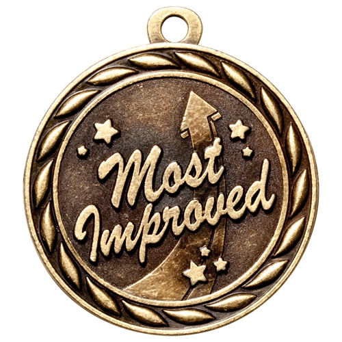 2" Scholastic Most Improved Medal MS317