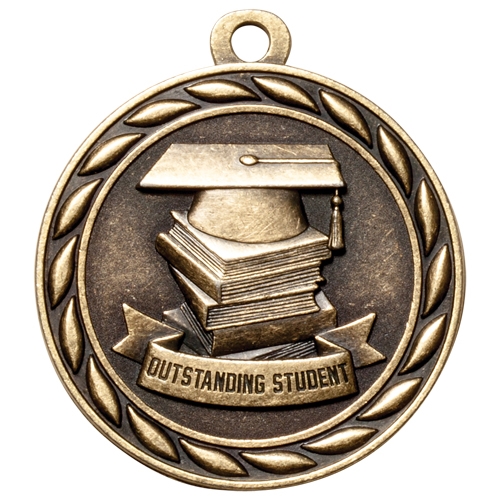 2" Scholastic Outstanding Student Medal MS319