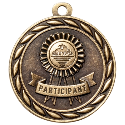 2" Scholastic Participant Medal MS320