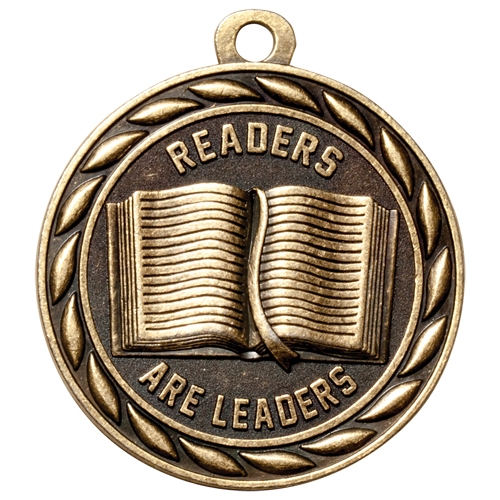 2" Scholastic Readers Are Leaders Medal MS325
