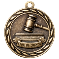 2" Scholastic Student Council Medal MS330