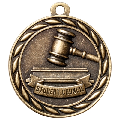 2" Scholastic Student Council Medal MS330