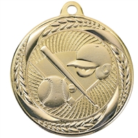 2" Bright Economy Baseball Medal (MS402)