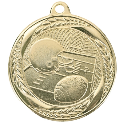 2" Bright Economy Football Medal (MS406)