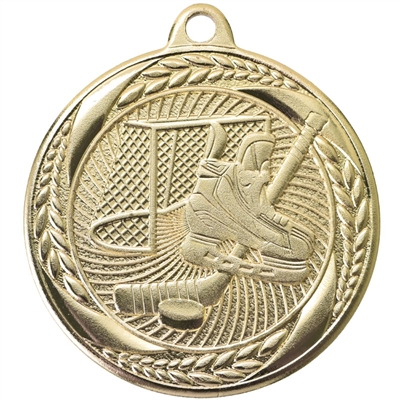 2" Bright Economy Hockey Medal (MS410)