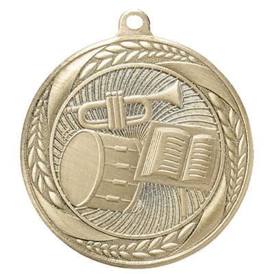 2" Bright Economy Band Medal (MS424)
