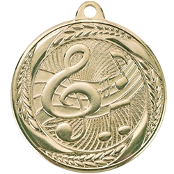 2" Bright Economy Music Medal (MS435)