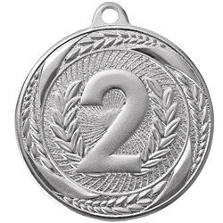 2" Bright Economy 2nd Place Medal (MS442)