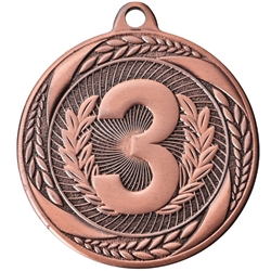 2" Bright Economy 3rd Place Medal (MS443)