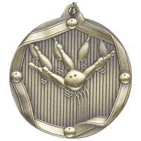 2-1/4" Bowling Medal MS604
