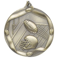 2-1/4" Football Medal MS606