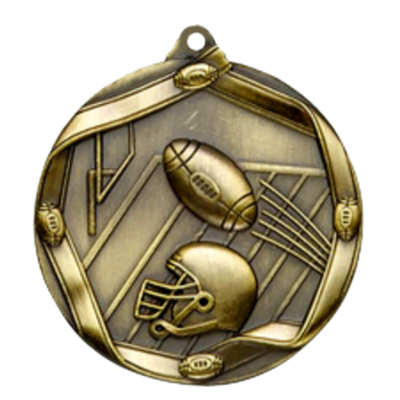 2-1/4" Football Medal MS606