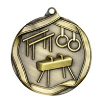 2-1/4" Male Gymnastics Medal MS609