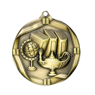 2-1/4" Lamp of Knowledge Medal MS612