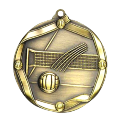2-1/4" Volleyball Medal MS617