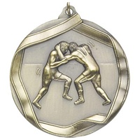 2-1/4" Wrestling Medal MS618