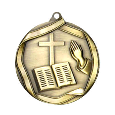 2-1/4" Religious Medal MS654