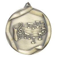 2-1/4" Music Medal MS659