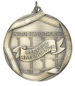 2-1/4" Perfect Attendance Medal MS660