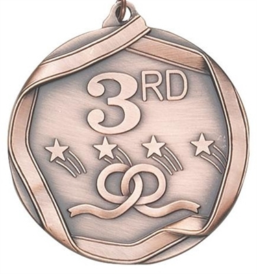 2-1/4" Third Place Medal MS693AB