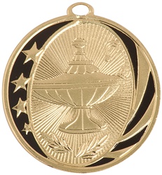 2" MidNite Star Series Lamp of Knowledge Medal MS706