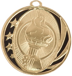 2" MidNite Star Series Victory Torch Medal MS709