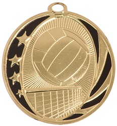 2" MidNite Star Series Volleyball Medal MS711
