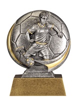 5" Motion Xtreme Girls Soccer Trophy