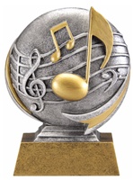 5" Motion Xtreme Music Trophy