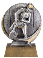 5" Motion Xtreme Girls Tennis Trophy
