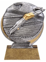5" Motion Xtreme Boys Swimming Trophy