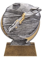5" Motion Xtreme Girls Swimming Trophy