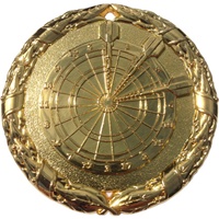 2" Shiny Wreath Darts Medal (NS08)