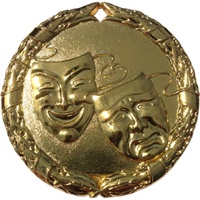 2" Shiny Wreath Drama Medal NS09