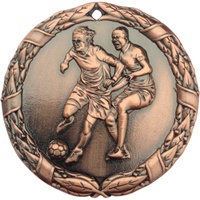 2" Shiny Wreath Soccer Medal NS10