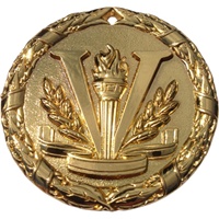 2" Shiny Wreath Victory Medal NS21