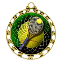 2-1/2" Superstar Color Insert Tennis Medal O34A-FCL-566