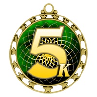 2-1/2" Superstar Color Insert 5K Race Medal O34A-FCL-578