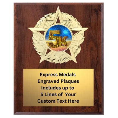 Star Mount 5K Plaque (4 Sizes)
