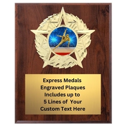 Star Mount Male Gymnastics Plaque (4 Sizes)