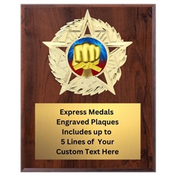 Star Mount Martial Arts Plaque (4 Sizes)