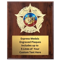 Star Mount Track Plaque (4 Sizes)