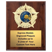 Star Mount Basketball Plaque (4 Sizes)